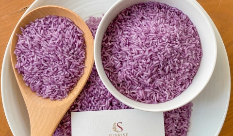 Sweet purple rice